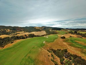 Cape Kidnappers 17th Aerial Fairway